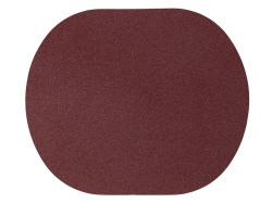 Патч «Овал», nubuk, Цвет коричневый