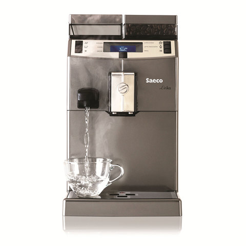 Кофемашина SAECO LIRIKA One Touch Cappuccino, 1850 Вт, объем 2,5 л, емкость для зерен 500 г, автокапучинатор, серебристая, 10004768