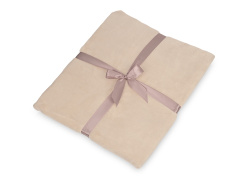 Плед флисовый «Natty» из переработанного пластика, Цвет бежевый