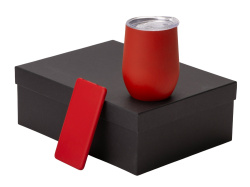 Подарочный набор «COLOR IT» с термокружкой и повербанком, Размер 5000 mAh, Цвет красный