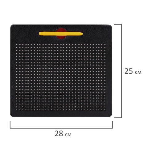 Магнитный планшет доска MAGPAD MAX для рисования 25х28 см, 713 шариков, BRAUBERG KIDS, 664922