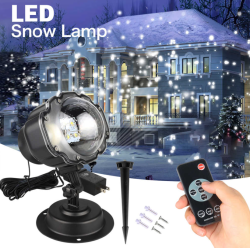 Лазерный проектор "Падающий снег" Snow Flower Lamp