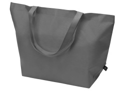 Сумка Reviver с донной складкой из нетканого переработанного материала RPET, Цвет серый