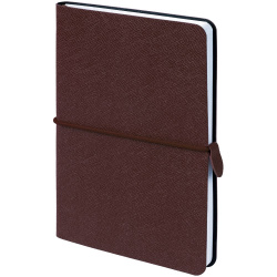 Блокнот Saffian Mini, коричневый, 10,5х16x1 см