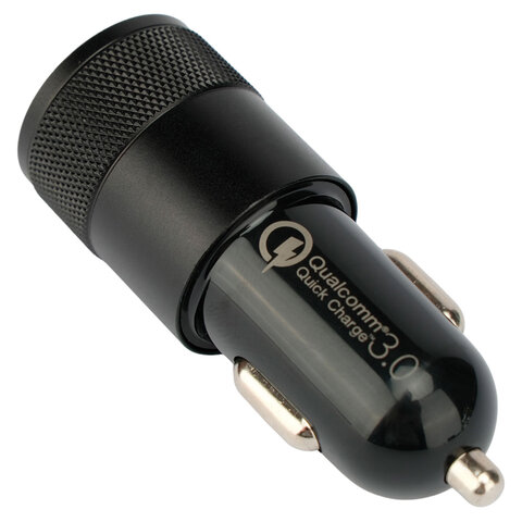 Зарядное устройство автомобильное CABLEXPERT 38 Вт, 3 А, QC3.0/PD, 1 х USB, 1 х Type-C, MP3A-UC-CAR24