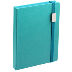 Ежедневник New Factor Metal, бирюзовый, 15х20,8х2 см
