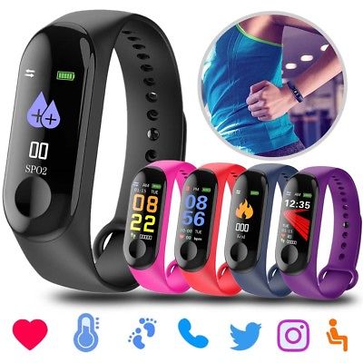 Фитнес-браслет M3 Plus Smart Bracelet Синий