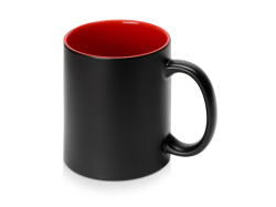 Кружка-хамелеон «Surprise» матовая, Цвет черный матовый/красный глянцевый