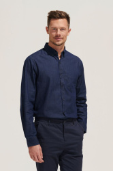 Рубашка мужская Barry Men, синяя (деним), S–3XL