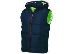 Жилет мужской, Размер S, Цвет темно-синий/зеленое яблоко