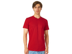 Футболка "Heavy Super Club" мужская с V-образным вырезом, Размер L, Цвет красный