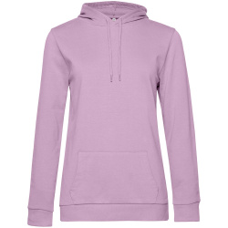 Толстовка с капюшоном женская Hoodie, сиреневая, XS–XXL