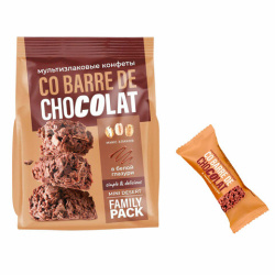 Конфеты мультизлаковые CO BARRE DE CHOKOLAT с темной глазурью, 135 г, УТ-00032333