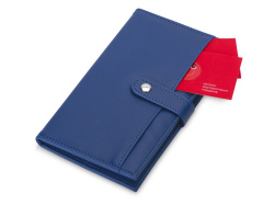 Блокнот-портфолио А6 «Wall Street», Цвет синий