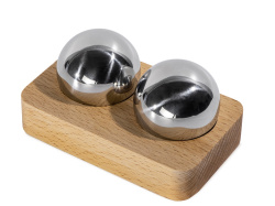 Стальные сферы для охлаждения виски «Islay», Цвет натуральный, серебристый