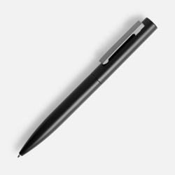 Ручка шариковая Inkolor, черная с серым, 13,7х1,1 см