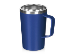 Стальная кружка с двойными стенками и порошковым покрытием «Tibet», Цвет синий нэйви