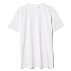 Футболка мужская T-bolka Stretch, белая, S-3XL