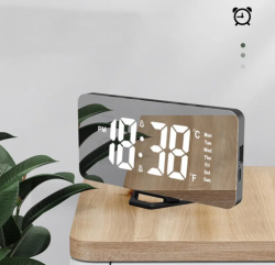 Настольные часы – будильник электронные LED digital clock (USB, будильник, календарь, датчик температуры, подставка)