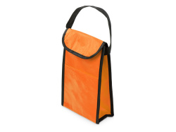 Сумка-холодильник Reviver на липучке из нетканого переработанного материала RPET, Цвет оранжевый
