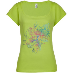 Футболка женская Vibrance, зеленое яблоко, S–XL