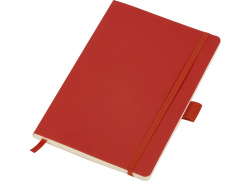 Блокнот А5 в гибкой обложке «Vision 2.0» soft-touch, Размер А5, Цвет красный
