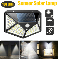 Уличный светильник с датчиком движения на солнечной батарее Solar Interaction Wall Lamp, 3 режима