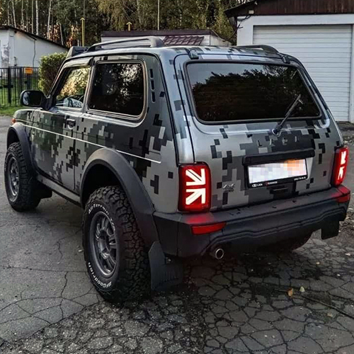 Задние светодиодные фонари для Лада Нива 4x4, красные