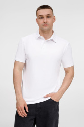 Рубашка поло унисекс Senti, белая, XS–4XL