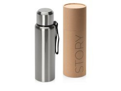 Вакуумный термос «Story», тубус, 800мл, Цвет серебристый