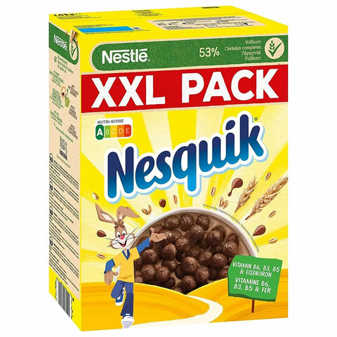 Готовый завтрак NESQUIK "Шоколадные шарики", 625 г, ПОРТУГАЛИЯ, 12509695