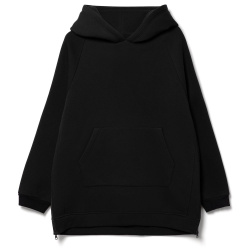 Худи унисекс оверсайз Easy Street, черное, XS–XXL