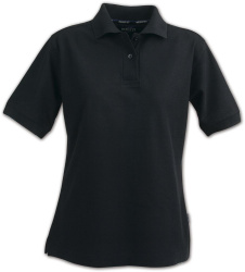 Рубашка поло женская Semora, черная, S-XXL