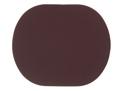 Патч «Овал», soft-touch, Цвет коричневый