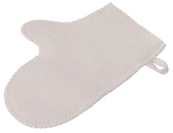 Рукавица для бани и сауны «Healing», Цвет белый