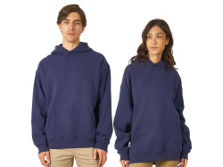 Толстовка с капюшоном оверсайз «Berlin» унисекс, Размер M-L, Цвет темно-синий