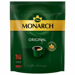 Кофе растворимый MONARCH "Original" 130 г, сублимированный, 4091471