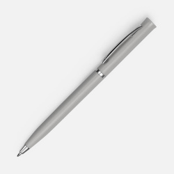 Ручка шариковая Euro Chrome, темно-серая, 13,3х0,8 см