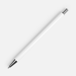 Ручка шариковая Slim Beam, белая, 14х0,9 см
