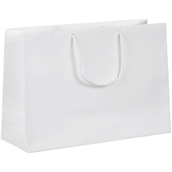 Пакет бумажный Ample Plus M, белый, 35x24x12 см