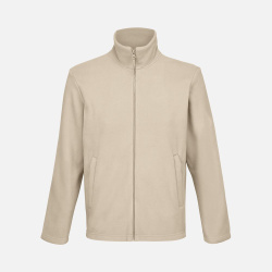 Куртка флисовая унисекс Nitro, серо-бежевая, S–4XL