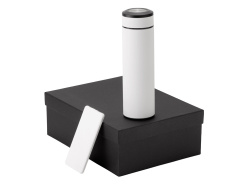 Подарочный набор "COLOR IT" c термосом и повербанком, Размер 5000 mAh, Цвет белый