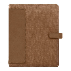 Ежедневник-органайзер Twill, недатированный, коричневый, 17х22,5х2,8 см