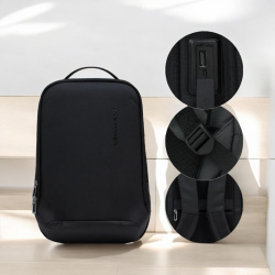Рюкзак для ноутбука RK01 Черный / Удобный, прочный и практичный