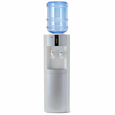 Кулер для воды AEL LC-AEL-47B, напольный, НАГРЕВ/ОХЛАЖДЕНИЕ КОМПРЕССОРНОЕ, холодильник, 2 крана, белый, 00303