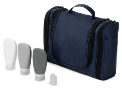 Набор для путешествий «On air», Цвет темно-синий, белый