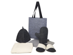 Банный набор с килтом «Healing», мужской, Цвет двуцветный