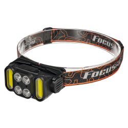 FOCUSray 1305 акку 18650 1200 мАН 3,7V .сенсор,индикатор зарядки,4 диода  4W+ 2 СОВ 3W 1/180, шт