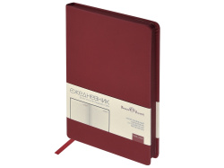 Ежедневник А5 «Megapolis Color» soft-touch, Цвет бордовый