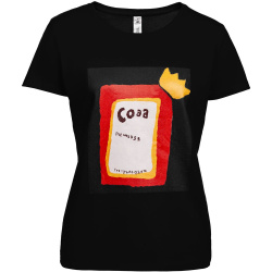 Футболка женская «Сода», черная, S–XL